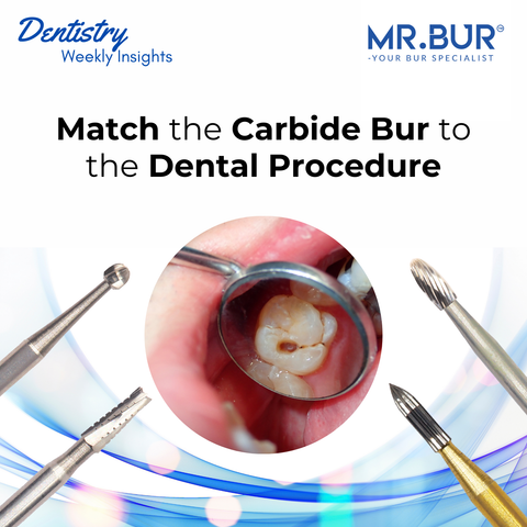 Match the Carbide Bur to the Dental Procedure