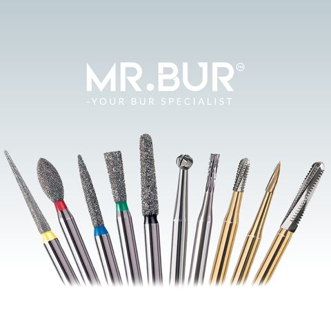 Best Mr. Bur provides premium dental bur for various dental procedures such as carries removal, cavity preparation, crown removal and veneer preps.