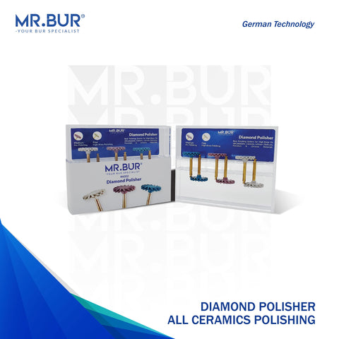 MR.BUR Diamond polisher is the best alternative of Dental Plus Twist Diamond Impregnated Polishing Composite Polisher Fits EVE 6Pcs