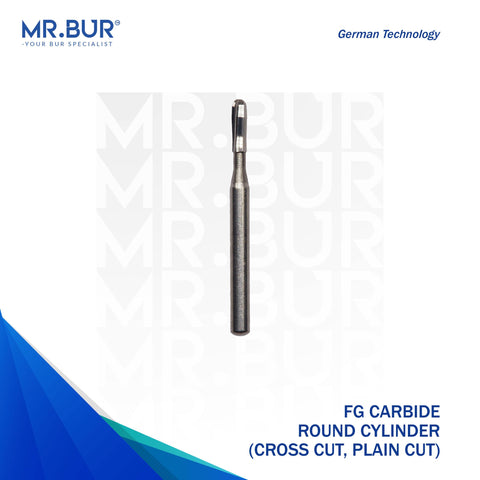 Round Cylinder Carbide Bur FG (Cross Cut & Plain Cut)