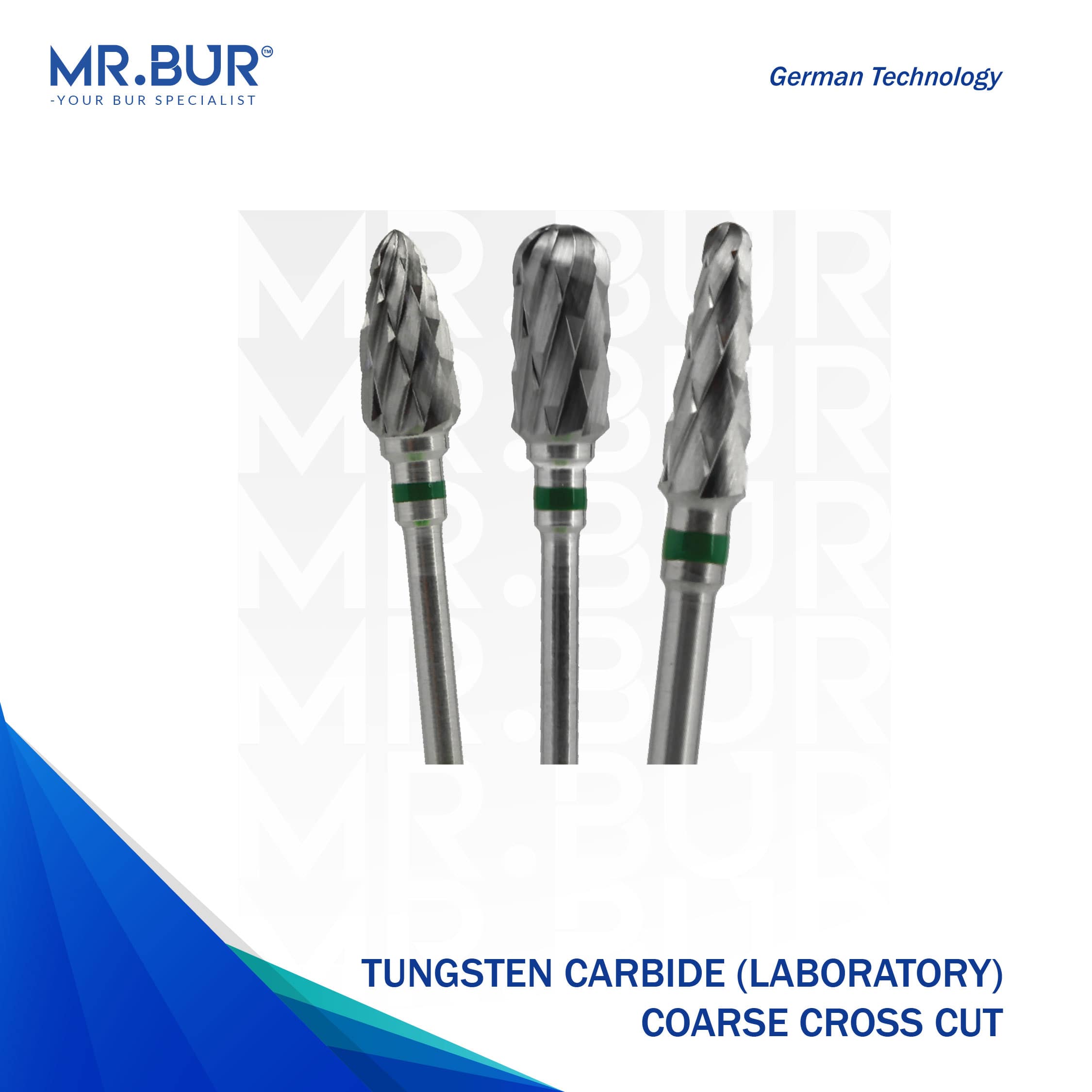 The Best Tungsten Carbide Coarse Cross Cut Laboratory bur MR. BUR
