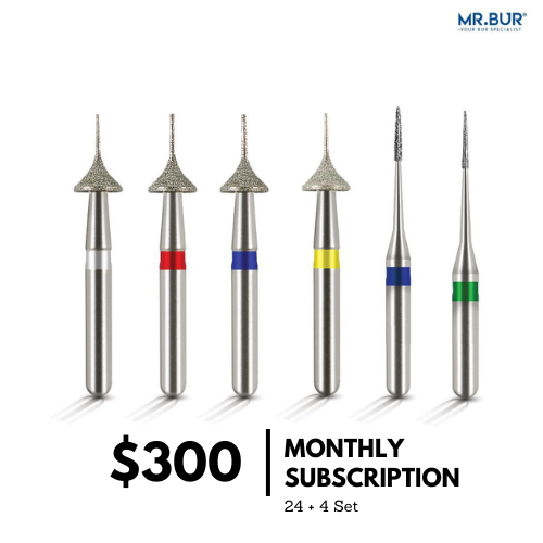IPR Bur Interproximal Reduction Bur for aligner and invisalign. 24+4