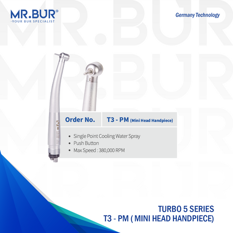 This is one part of the Turbo 5 mini head Handpiece dental bur sold by mr Bur the best international dental bur supplier