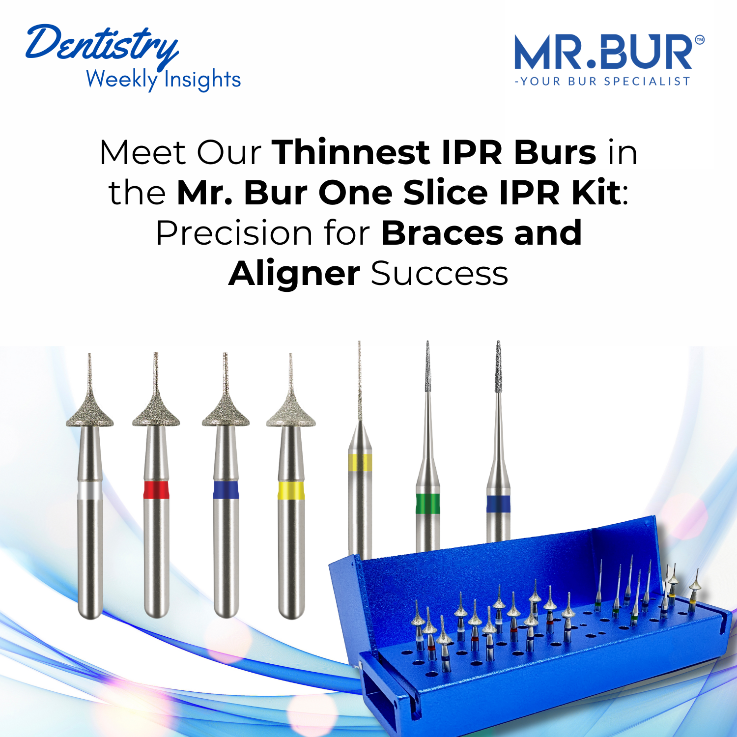 Ipr Discset Mr. Bur One Slice IPR Kit: Ultra-Thin X02 IPR Burs for Accurate Enamel ...