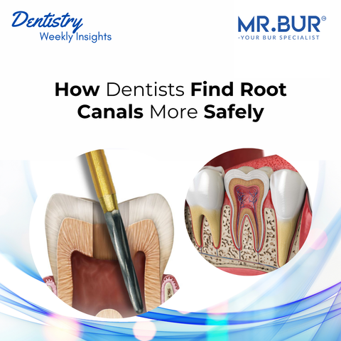 Mr. Bur endodontics bur provides reliable cutting performance for root canal access and endodontic treatment procedures.