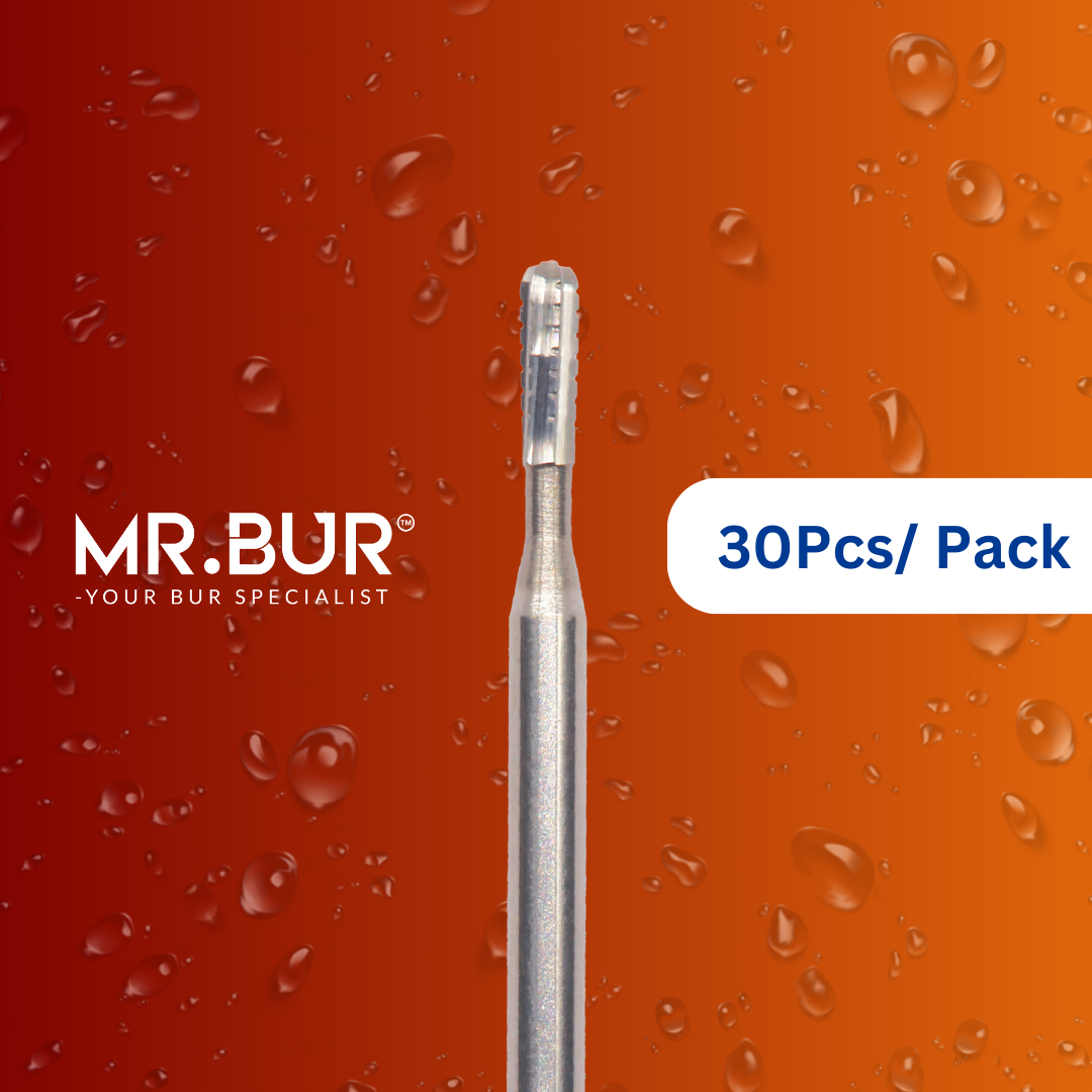 245 Carbide Bur FG (Cross Cut & Plain Cut) 30pcs | MR. BUR – Mr Bur