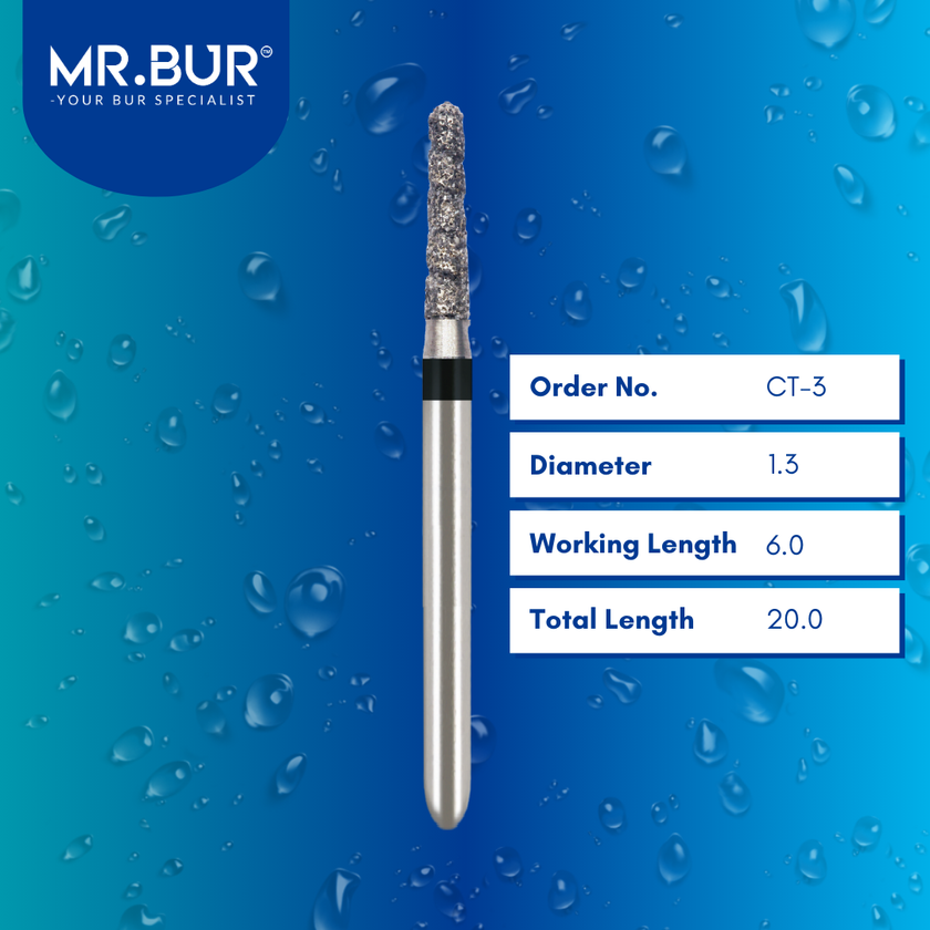Hybrid Spiral Cool Cut Super Coarse Diamond Bur FG ( Special designed ...