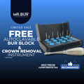 Best crown cutter bur that provides the features of removing debris and rapid cutting speed with optimal heat dissipation that able to cut all kinds of composite materials including zirconia