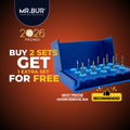 MR. BUR crown cutter dental bur sets with a buy two get one free offer.