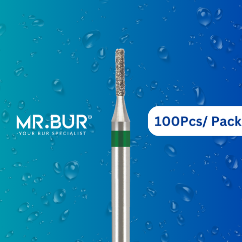 Cylinder Coarse Diamond Bur FG 100pcs/pack