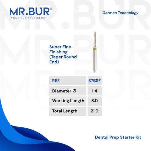 Multi-Purpose Clinical Bur Kit for Preparation, Finishing, Polishing & Tooth Sectioning