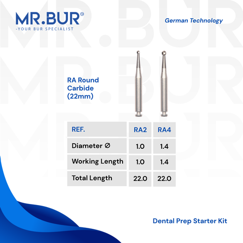 Multi-Purpose Clinical Bur Kit for Preparation, Finishing, Polishing & Tooth Sectioning