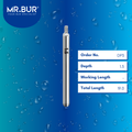 Mr. Bur Depth Marker Prep Marking Diamond Bur FG, DP3, used for creating precise depth grooves in veneer and crown preparation to control tooth reduction.