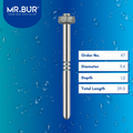 Mr. Bur Depth Marker Veneer Preparation Diamond Bur FG X7, 3.6mm, designed for precise depth control, controlled enamel reduction, and accurate veneer preparation for esthetic restorations.