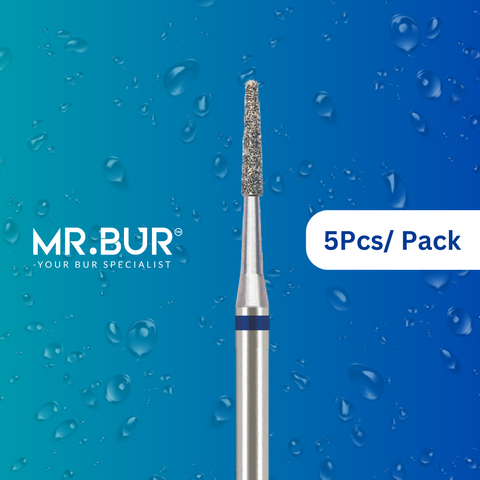 Mr. Bur Taper Flat End Diamond Bur RA used for smile design composite contouring veneer detailing and natural enamel anatomy creation.