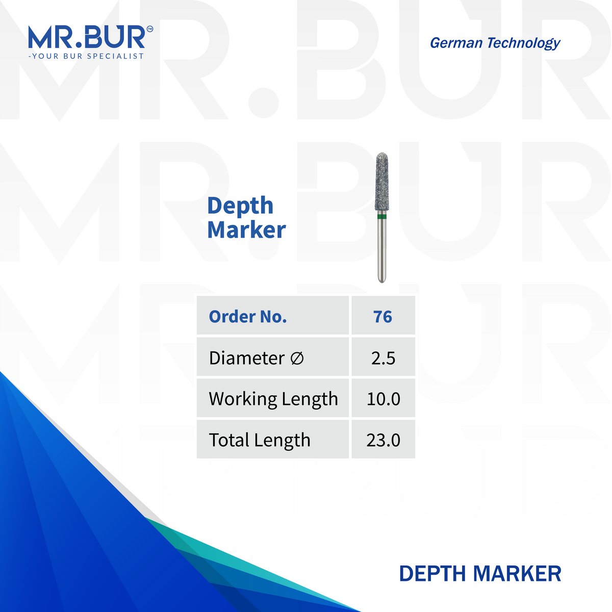 The Best Depth Marker Diamond Bur FG | MR. BUR – Mr Bur