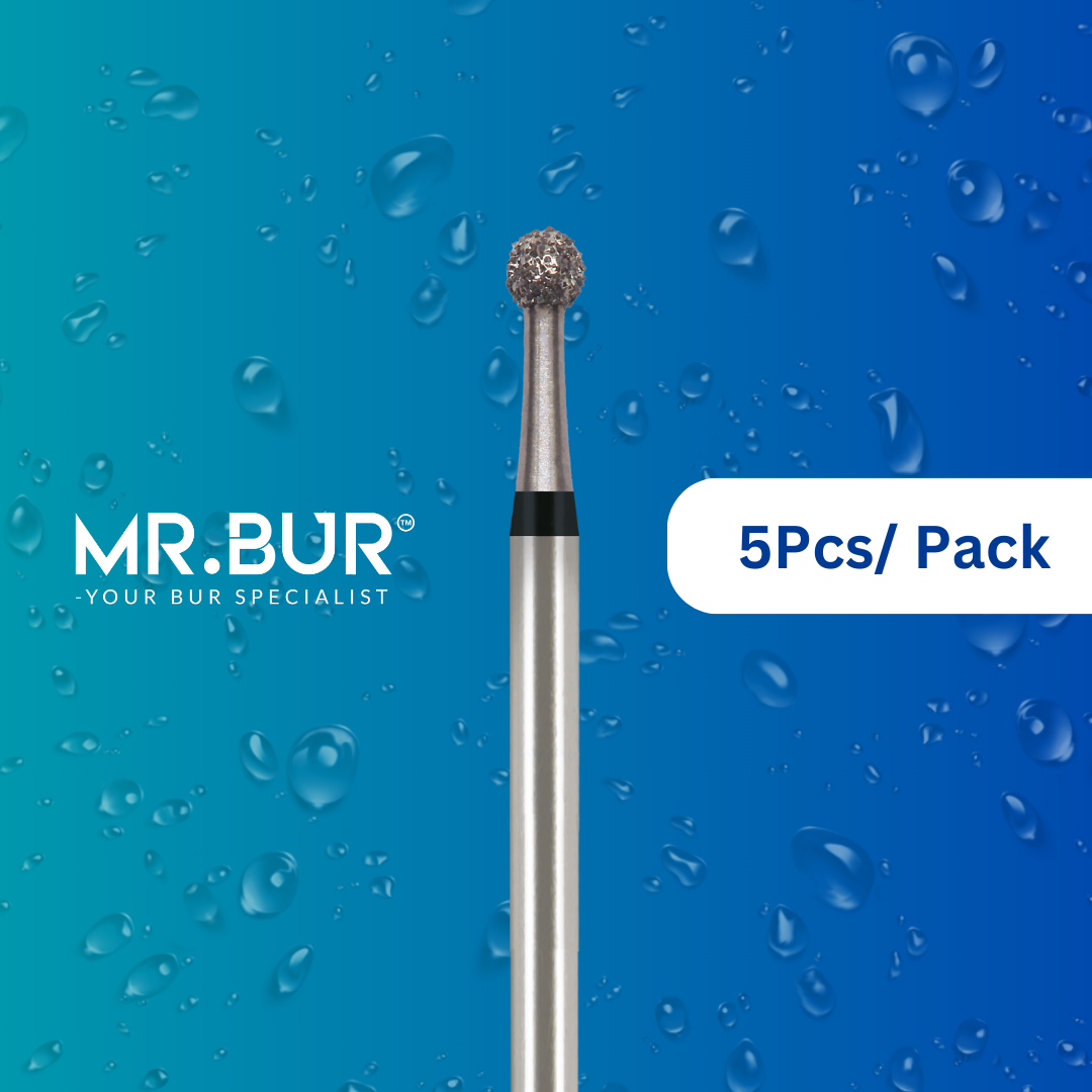Round Ball Spiral Cool Cut Diamond Bur 25mm & 28mm FG 5pcs | MR. BUR ...
