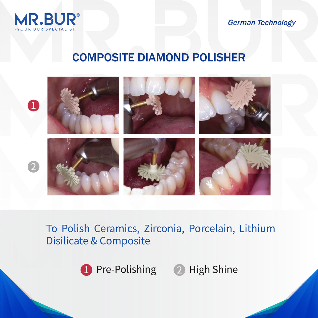 Diamond Butler Finish Best Diamond Polisher For Cosmetic Dentistry | 2 Steps to High Shine ...