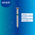 Mr. Bur 133 Occlusal Surface Reduction Donut Coarse Diamond Bur 907 FG are tools used in various dental procedures. ISO 806 314 067 534 037, Their donut design is ideal for restorative treatments, crown removal, crown preparation, model fabrication, occlusal incisor reduction, and crown & bridge techniques.
