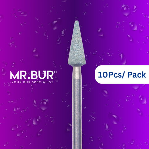 Mr. Bur Green Stone FG Polisher ensures precise, efficient polishing for restorations, enhancing surface smoothness, durability, and procedural accuracy.