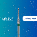 Mr. Bur Endodontic Coarse Diamond Bur FG Open Chamber provides precise, efficient access for endodontic treatments, ensuring optimal canal visibility and smooth cavity preparation.