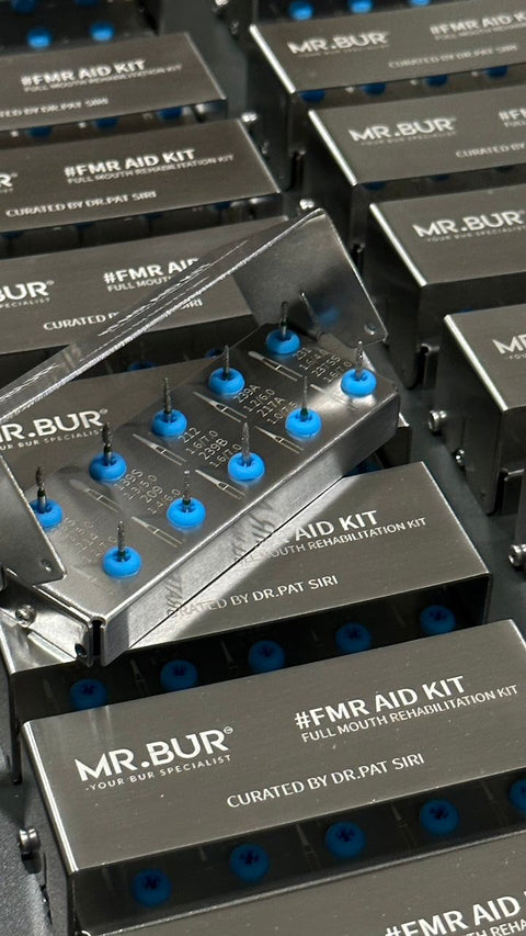 FMR Aid Dental Bur FG Mini Kit Terbaik untuk Kedokteran Gigi Anak &amp; Kedokteran Gigi Prostodontik