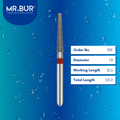 Mr. Bur 848 pre-polishing tapered flat end diamond bur 30F are tools used in multiple dental procedures. ISO 806 314 173 514 018 FG, Their tapered flat end heads are ideal for for effective crown and bridge preparation, shoulder margin preparation, and trimming and preparation for all composite materials. 