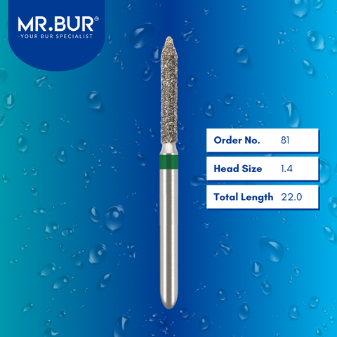 Straight Torpedo Diamond Bur FG