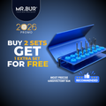 Mr. Bur Gingivectomy Bur Kit, with 10 stainless steel burs, is ideal for fine-tuning soft tissue, subgingival caries treatment, and using heat to cauterize gums and control bleeding during gingivectomy.