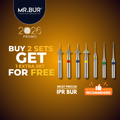 The One Slice IPR Kit by Mr. Bur designed for interproximal reduction in orthodontic treatments, including aligner and Invisalign cases. 