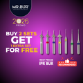 The One Slice IPR Kit by Mr. Bur designed for interproximal reduction in orthodontic treatments, including aligner and Invisalign cases. 