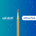 The #1 Best Gold Inverted Cone Diamond Bur FG. Mr Bur offers the best online dental burs and is a Better Choice than Meisinger, Mani, Shofu, Eagle Dental, Trihawk, Suitable for Dental Cases.