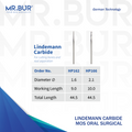 Best Mr. Bur Lindemann Bur HP162 & HP166 ensures durable, precise cutting with a shark-tooth blade design, reducing surgery time and preserving bone tissue.