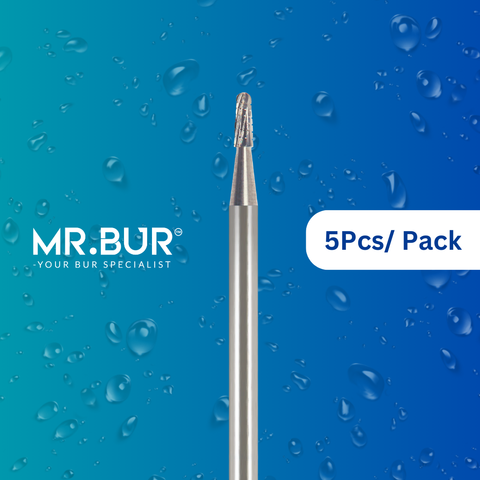 Mr. Bur MOS Oral Surgical Lindemann Carbide Bur CB33R delivers precise bone cutting and sectioning in oral surgery, ensuring efficiency and optimal control.