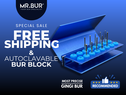 Mr. Bur High-Quality Gingivectomy Bur Precise Dental Gingi Bur for Efficient Soft Tissue Removal in Dental Procedures