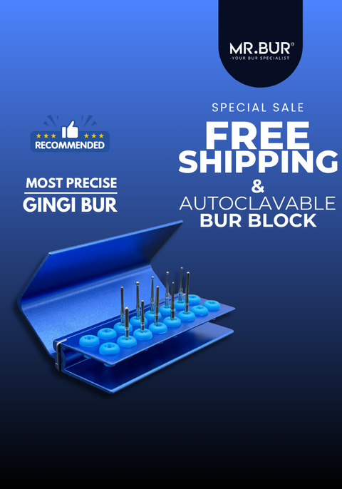 Mr. Bur High-Quality Gingivectomy Bur Precise Dental Gingi Bur for Efficient Soft Tissue Removal in Dental Procedures