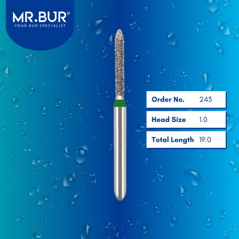 The Best Mini Straight Torpedo Coarse Diamond Bur FG | MR. BUR – Mr Bur