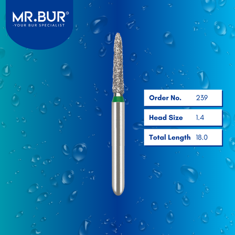 Mini Taper Torpedo Coarse Diamond Bur FG