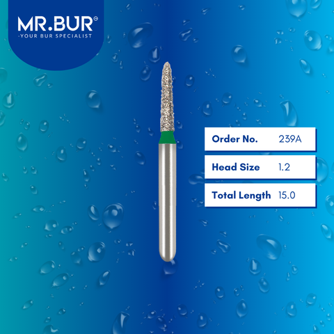 Mini Taper Torpedo Coarse Diamond Bur FG