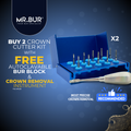 Best crown cutter bur that provides the features of removing debris and rapid cutting speed with optimal heat dissipation that able to cut all kinds of composite materials including zirconia