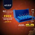 Crown Cutter Kit that provides the features of removing debris and rapid cutting speed with optimal heat dissipation.