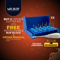 Best crown cutter bur that provides the features of removing debris and rapid cutting speed with optimal heat dissipation that able to cut all kinds of composite materials including zirconia