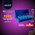 Crown Cutter Kit that provides the features of removing debris and rapid cutting speed with optimal heat dissipation.