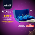 Best crown cutter bur that provides the features of removing debris and rapid cutting speed with optimal heat dissipation that able to cut all kinds of composite materials including zirconia