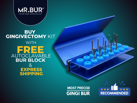 Best gingivectomy burs specialize for gum trimming and tissue adjustment