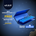 Mr. Bur Gingivectomy Bur Kit, with 10 stainless steel burs, is ideal for fine-tuning soft tissue, subgingival caries treatment, and using heat to cauterize gums and control bleeding during gingivectomy.