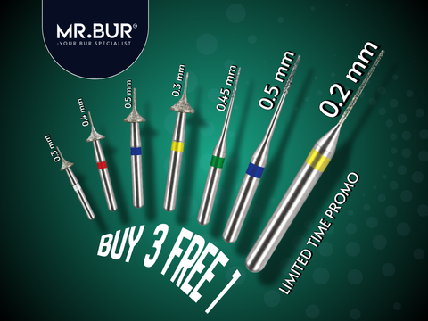 Mr.Bur IPR single IPR bur is one of the best IPR choice for invisalign and clear aligner cases.