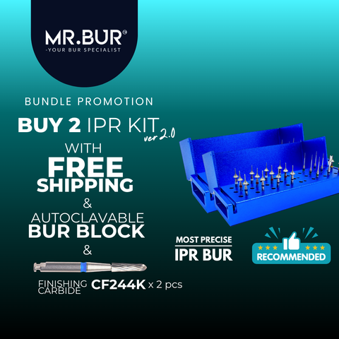 One Slice IPR Kit for aligner and invisalign. (Promotion Bundle of 2 Sets)