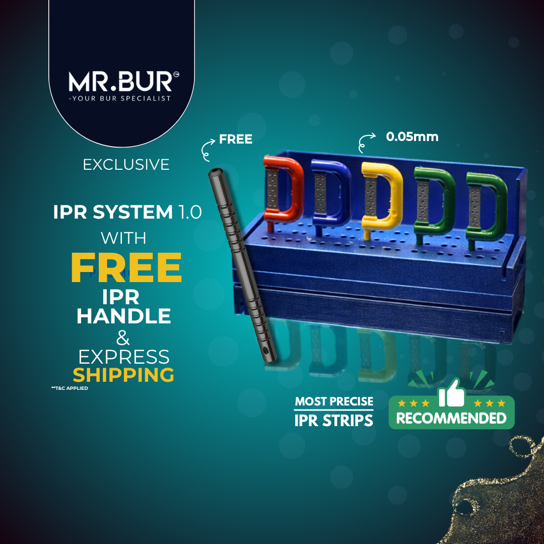 Red Ipr File #1 Best IPR Bur: Interproximal Reduction Bur (23 pieces) in US – Mr Bur