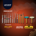 Mr. Bur orthodontic kit is one of the best choices in the market for orthodontic procedure including interproximal reduction, tooth adjustment for invisalign and debonding.